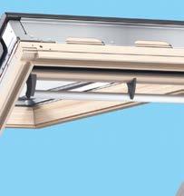 * For roofs below 15 pitch, roof windows need to be raised to 15 and custom flashed. VELUX can assist with technical advice and drawings.