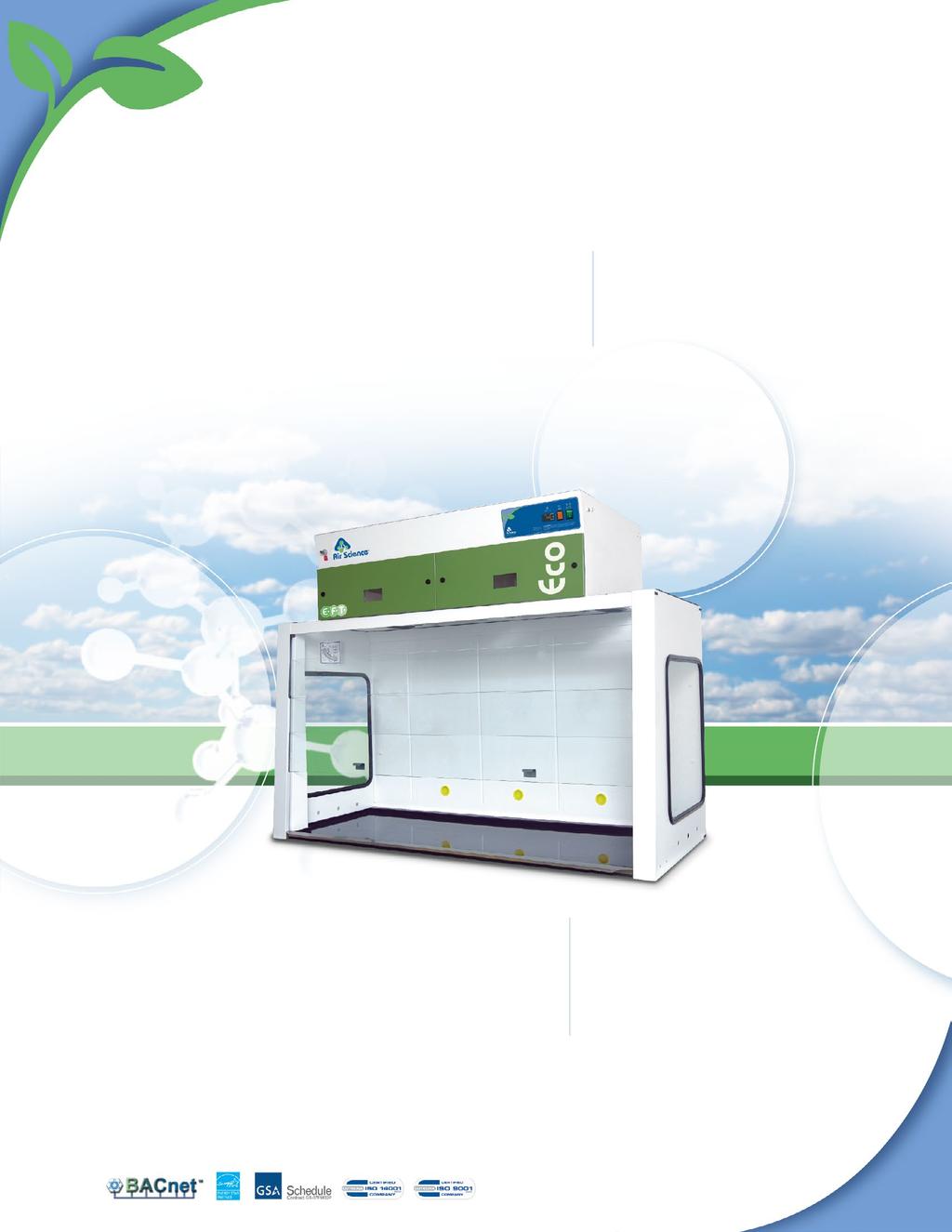 ECO SERIES Green Performance Ductless Fume Hoods "High Efficiency, Cost-Effective, Energy-Saving Design.