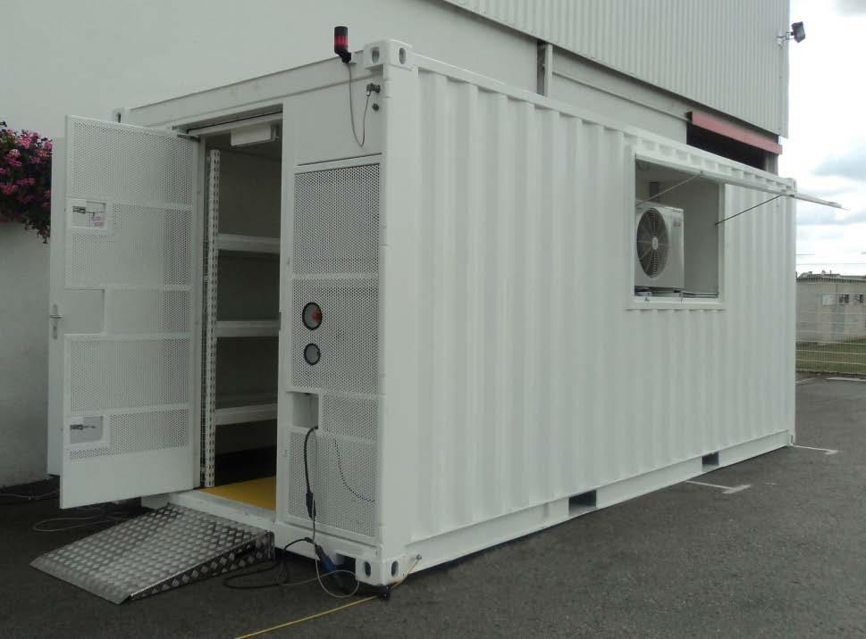 2018 IFC - Outdoor Installations Installations in outdoor enclosures or containers which can be occupied are treated as battery storage rooms Exception: Battery arrays in noncombustible