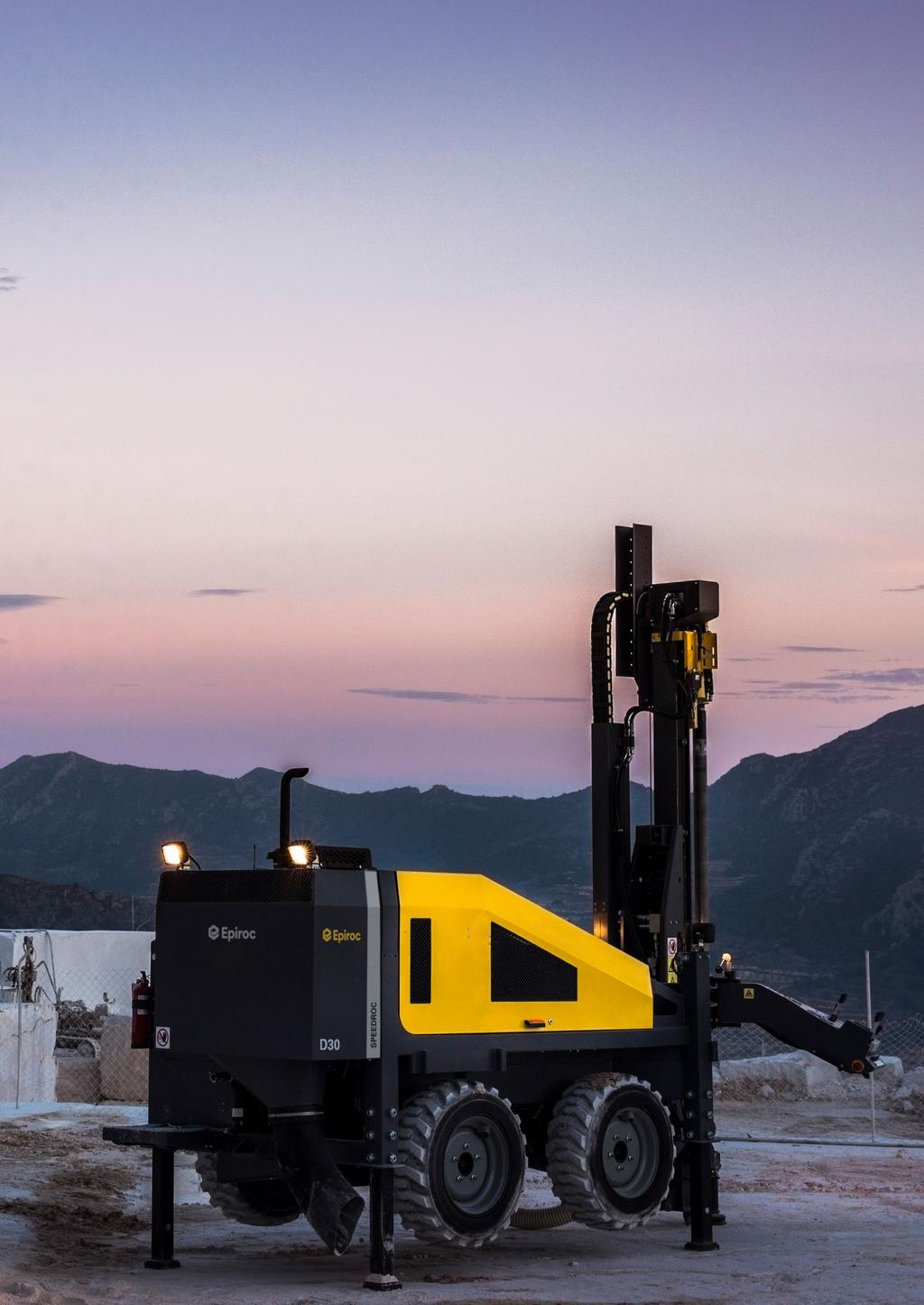 SpeedROC D30 Surface drill rig for marble, granite, and limestone in