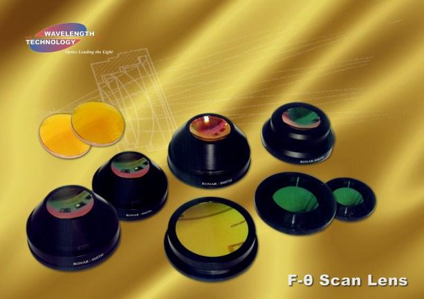 M1-M2 Focal Plane Optics Medical Application - 10.6μm (Double Element) Doublet F-theta ning lens provide better performance than singlet. It has more ever and less distortion over the scan field.