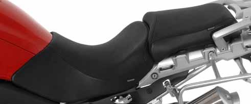 222 IN THE EU - (GERMANY) Comfortable LDC seat Comfort can also look good! Stylish seat modules for the R 1200 GS / Adventure.