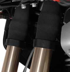 They are wrapped around the sensitive parts of the fork, fastened with Velcro and fixed. 040-1304 Stainless-Steel Exhaust Manifold R 1200 GS without catalytic converter, no EC/ABE type approval.