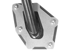 Three different screw kits are included so that 3 plates (total height 12 mm) can be fitted.
