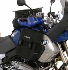 Saddlebag Set A4 BMW R1200GS Adventure (-2013) BMW R1200GS (-2012) 259 Traditional saddlebags with an extra strong belt system to attach.
