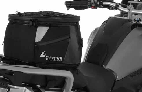 264 044-5826 044-5815 IN THE EU - (GERMANY) TOURATECH NEW PART Pillion Seat Bag Ambato Exp / Sport for the BMW R 1200 GS The perfect solution for more luggage: Ambato Exp!