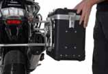 Pannier System with: stainless steel rock black rack ZEGA Pro2-31/38 L 044-6030 044-6080
