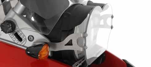 044-0320 (all years of construction) Cover and headlight guard set (040-0320 + 044-0322) 044-0328 Anti-Glare Shield R 1200 GS / Adventure The new anti-glare shield really enhances your R 1200 GS