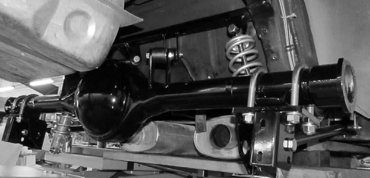Install the shocks with the adjustment knobs facing in, and with the springs hand tight.
