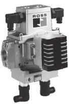 SERPR Crossflow Double Valves with Pressure Switches, Size 8,, & 0 5 Series Port Size asic Size Model Number* C V Weight lb (kg) Flanged Ports - - / 8 5768**.5 0. (5.) / 8 57568**. (5.) 8 57668**. (5.) / 5756** 8 5 5.