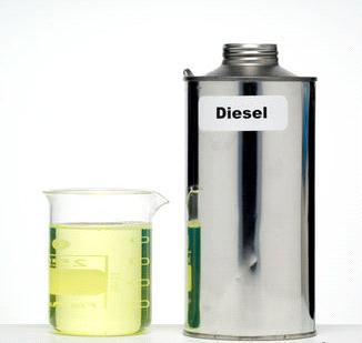 Diesel is collected in the range 250-350 degrees Celsius, and has hydrocarbons with average of 12 carbon atoms