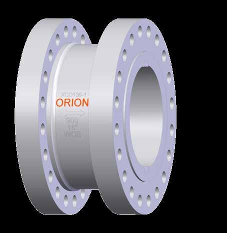 ORION STEEL VALVES Dual Plate Check Valves API 594 DUAL PLATE DUAL PLATE WAFER CHECK