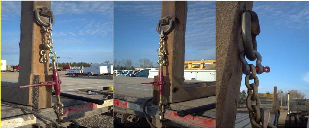 All trailers hauling Tubular goods, must be equipped with a minimum of four (4) Samson posts/stanchions integrated into and adequately