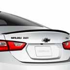New Products 2017 Chevrolet Malibu Spoiler Kit Add a sporty appearance to your vehicle with this low-profile Flush Mount Rear Spoiler that extends the