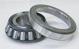 Fig. 10 Next-generation super-low friction torque tapered roller bearing (LFT-IV) Additionally, JTEKT has developed the tandem angular contact ball bearing (Fig.