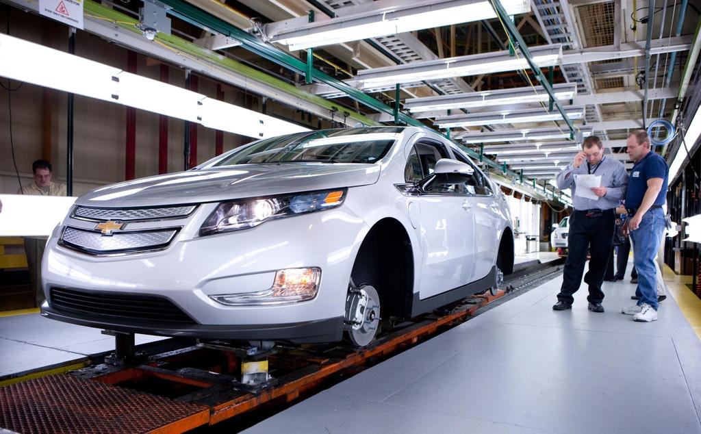 First Pre-production Chevrolet Volt Moves Along the