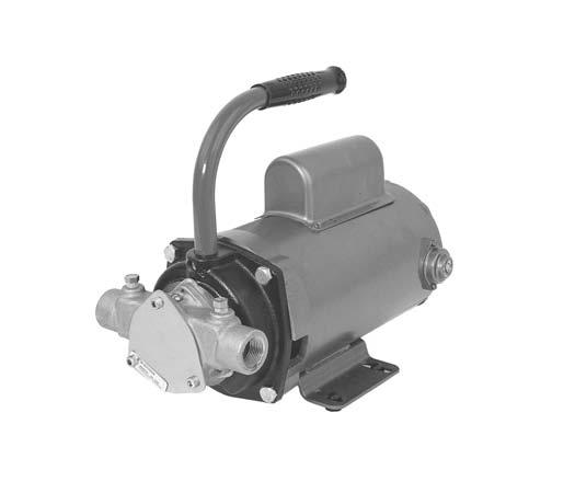 Bronze Close-Coupled Self-Priming Flexible Impeller Pumps Model Ordering Codes and Options Example Model: MRB9901 (1/2 HP ODP motor with >1.