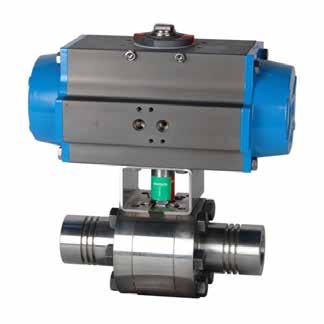 1F-xxx Series Valve Quick Spec Product Scope Size Range 1/4" 2", (Sch 16 Pipe Bore) 2"Reduced; 3" Double Reduced Body Type 3-pc, non Swing-out design, Optional Ends Pressure Rating up to 6 psi WOG &