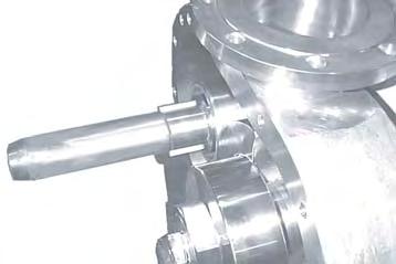 Remove the outer (encapsulated) jam nut and the inner rotor retaining nut from both shafts using the torque wrench and socket or other suitable wrench.