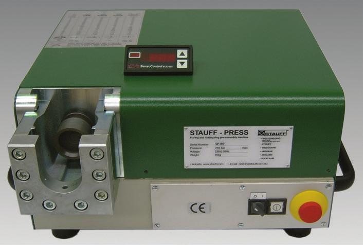 Tube Technology Range STAUFF PRESS - Portable The STAUFF PRESS automatic flare & pre-assembly unit is designed