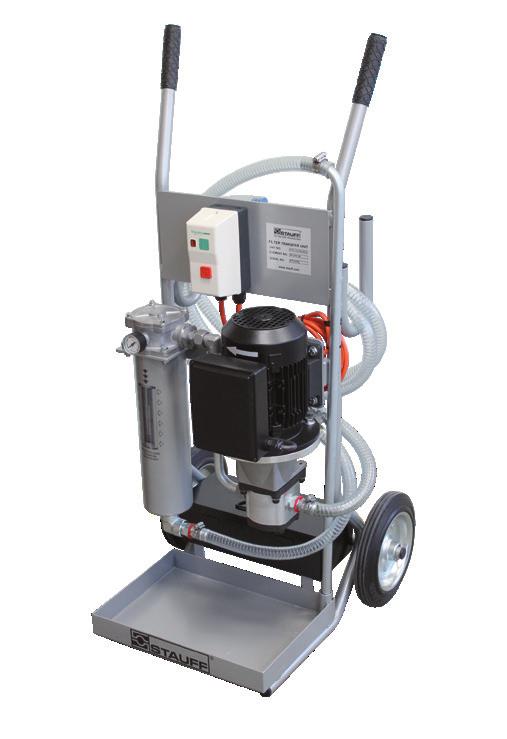 Filtration Range Filter Cart - SPFC - Portable The SPFC Filter Cart is a very complete and practical unit utilising the magnetic core prefiltration and final filtration through a 10 micron absolute