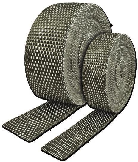 NEW PRODUCTS ROGUE SERIES EXHAUST INSULATING WRAP Hi-Tech Carbon Fiber