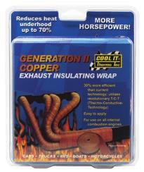 GENERATION II COPPER WRAP Generation II Copper Header Wrap improves heat resistance up to