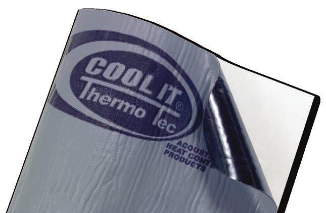 engine noise, and any other noises that are bothersome. Thermo Guard FR offers the best in heat and sound insulation.
