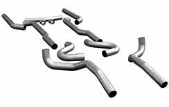Universal pipes can be fit to any application to build a system for your needs. U-FIT DUAL PIPE KITS These kits come complete with all the pipes you need to build a custom dual exhaust system in 2.