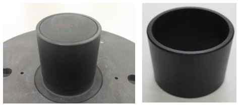 The new bush bearing made of an engineering plastic is compared with two kinds of bush bearings to confirm its feasibility. One is the PTE bush bearing used for the conventional scroll compressor.