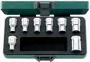 E0; E2; E4; E6; E8; E20; E24 960270 62 69.00 in carton packing 50TX/8 p Set: Sockets for external TOX screws.