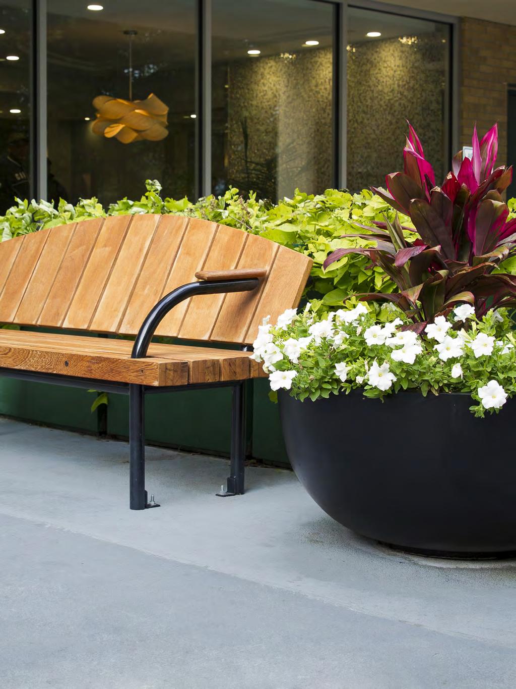 Site furnishings Add distinctive flair to your next interior or exterior landscaping project with our wide selection of attractive Site Furnishings and Accessories.