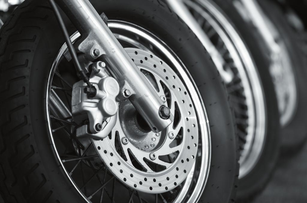 Motorcycle Tyres and Your Safety General Advice Tyres are the only parts of the motorcycle which are in contact with the road.