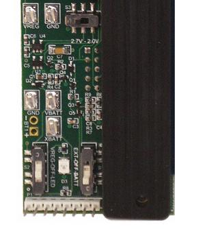 board Microchip XLP 16-bit Dev. Board Under-voltage cut-off 2.1V Output load switch Regulated output 2.