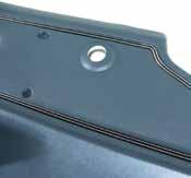 Our Door Panels with Metal Upper Supports come complete with felt.