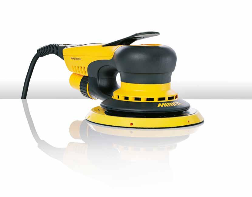 AWARD-WINNING MIRKA DEROS ELECTRIC SANDER NOW WITH VIBRATION SENSOR The Mirka DEROS electric sander has been used by thousands of professionals and been awarded with both the if Design Award and the