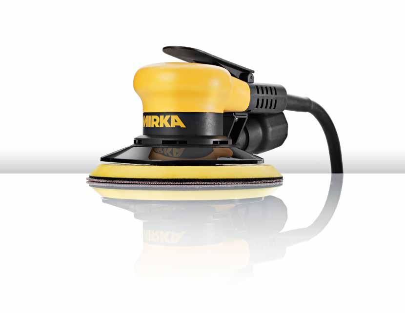 Mirka CEROS The Compact Electric Random Orbital Sander Being electric makes Mirka CEROS conventional and practical to use in any