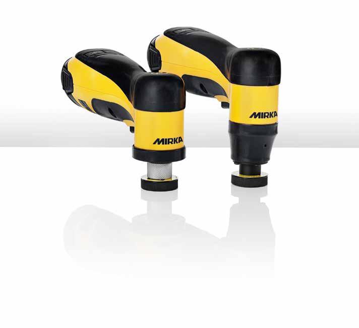 Mirka Cordless Sanders the new battery driven platform Mirka is expanding its power tool range by introducing the first small brushless battery driven spot repair sanders.