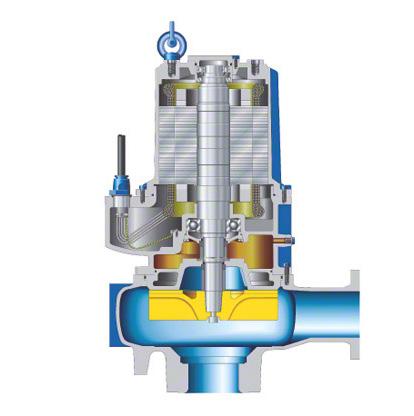APPLICATIONS WQSD RANGE SCREENED SEWAGE SUBMERSIBLE PUMP The WQSD Range pumps are fitted with open vane impellers.