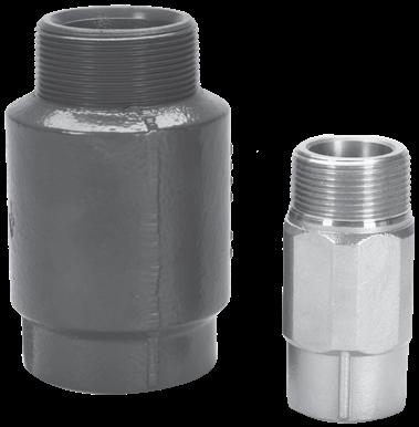 SUBMERSIBLE PUMP ACCESSORIES ORDERING INFORMATION Check Valves - Silicone Bronze