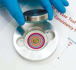 real conditions Grease can be evaluated to detect possible