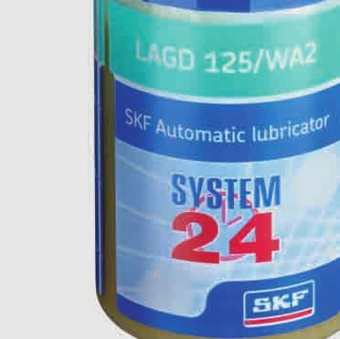 SKF SYSTEM 24 Gas driven single point automatic lubricators SKF LAGD series The units are supplied