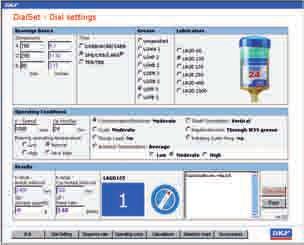 Quick tool for relubrication calculation SKF DialSet Stand-alone program SKF DialSet has been designed to help you to set up your SKF automatic lubricators.