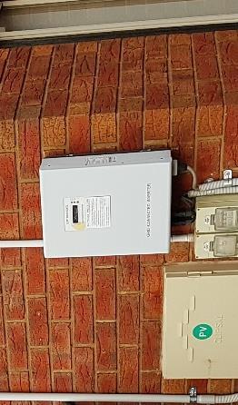 Inverter on an unshaded north facing wall Any reputable solar installer knows that you should never install an inverter on a north, or even a west facing wall subject to a lot of direct sunlight.