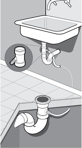When installing an appliance, simply remove plug and attach hose. Plug has oversized top to prevent installation of hose with plug still in place.