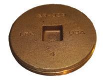 .. S...¼-20x1 Screw....1... 1.10 HARDWARE FOR NICKEL BRONZE RIM & STRAINER (2 Required) 226352... S...¼-20x1¼ Screw....1... 1.10 TYPE A - BRASS CLEANOUT PLUG LOW SQUARE HEAD Part Ship Plug List Number Code Size Weight Price 021551.