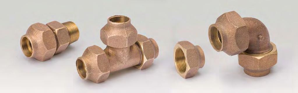 COPPER FLARE FITTINGS Streamline Copper Flare Fittings are for use with above-ground flexible copper tube in common potable water supply systems.