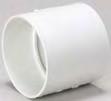 PLASTIC FITTINGS PVC SEWER & DRAIN FITTINGS Bushing Extended S/D SPG x S/D Hub Pipe Cleanout Adapter H x FPT 03325 6" x 4" 0.4800 1 24 03348 4" 0.3750 0 24 03299 6" 0.