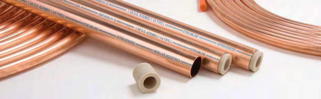 COPPER TUBE HVACR TUBE & PIPE COPPER TUBE Streamline Copper Tube provides the strength, precision and cleanliness needed for the demanding conditions of HVAC and refrigeration applications.