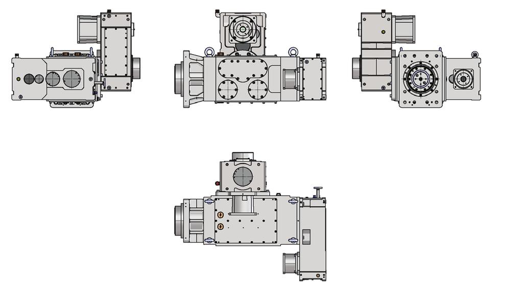 All dimensions refer to the stan- C dard design of the model range ZS 81-I to ZS 331-I, the dimensions for different designs like the ones below must be taken from the dimensions sheet.